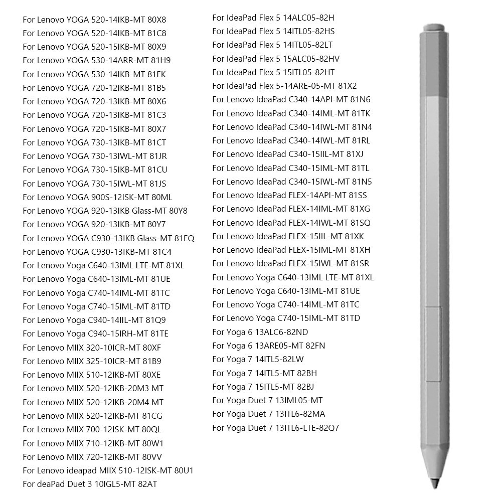 [givenchy1.th] ปากกาสไตลัสแล็ปท็อป 4096 สําหรับ Yoga 520 530 720 C730 C740 920