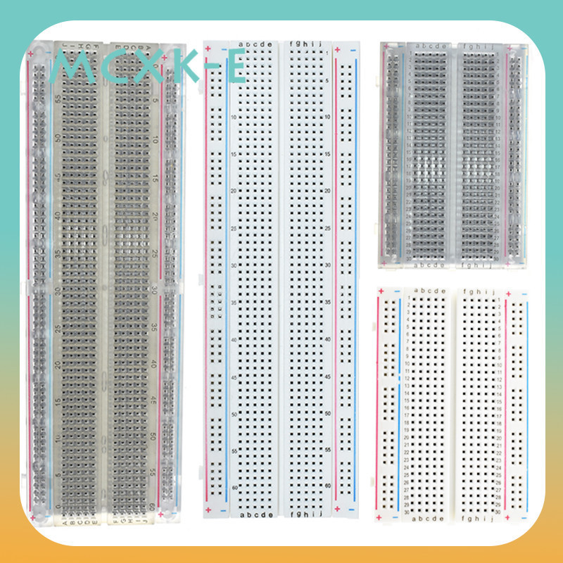 Mb102 เบรดบอร์ด ไร้บัดกรี ขนาดเล็ก สําหรับทดลองโดนัท Arduino 400 830 หลุม