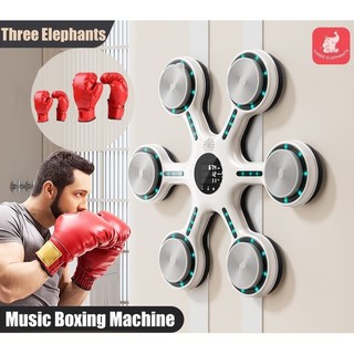 Electronic intelligent music boxing machine for adults and children response electronic target trainer with light rhythm card point music boxing wall target music room sandfight equipment