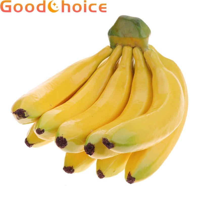 【ดี】ผลไม้ปลอม กล้วยปลอม พลาสติก สําหรับตกแต่งปาร์ตี้