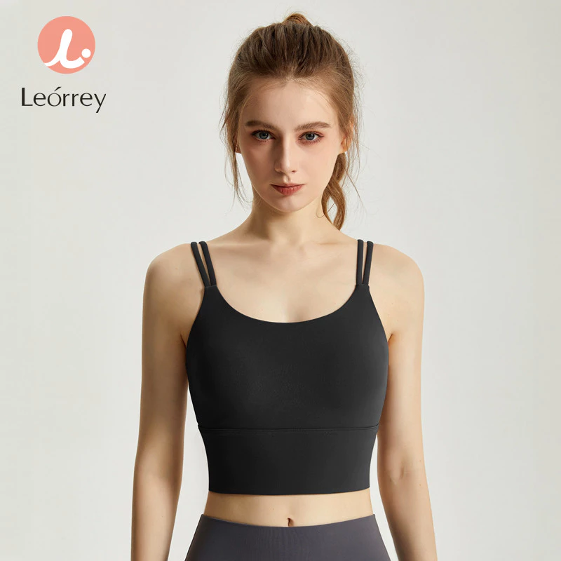 Leorrey เสื้อชั้นในฟิตเนสสปอร์ต มีแผ่นรอง ปิดหน้า สำหรับวิ่ง/โยคะ thumbnail 5