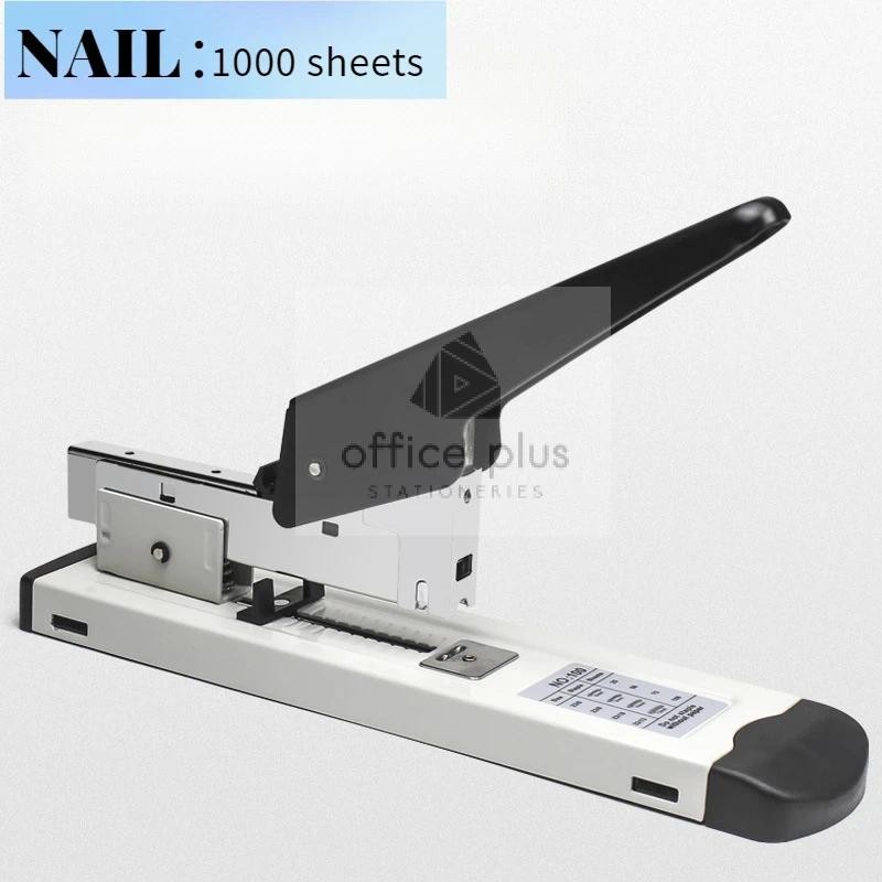 Huapuda 0100 เครื่องเย็บกระดาษ 20 แผ่นถึง 100แผ่น Heavy Duty Stapler รองรับลวด 23/6-23/13 พร้อมส่งในไทย