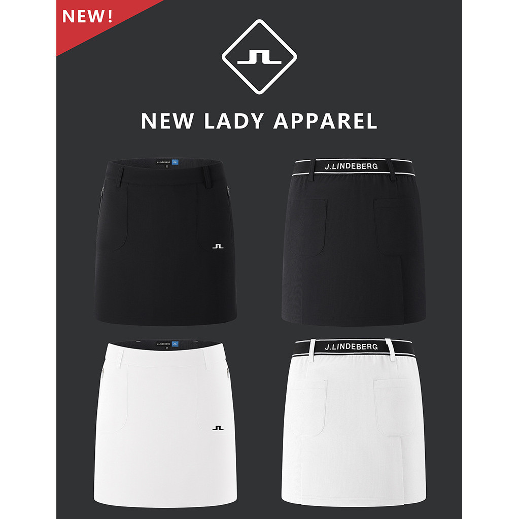 [J.LINDERBERG] Summer Golf Ladies Short Skirt High Elasticity Fashion Outdoor Sports Skirt (DQ2450) 