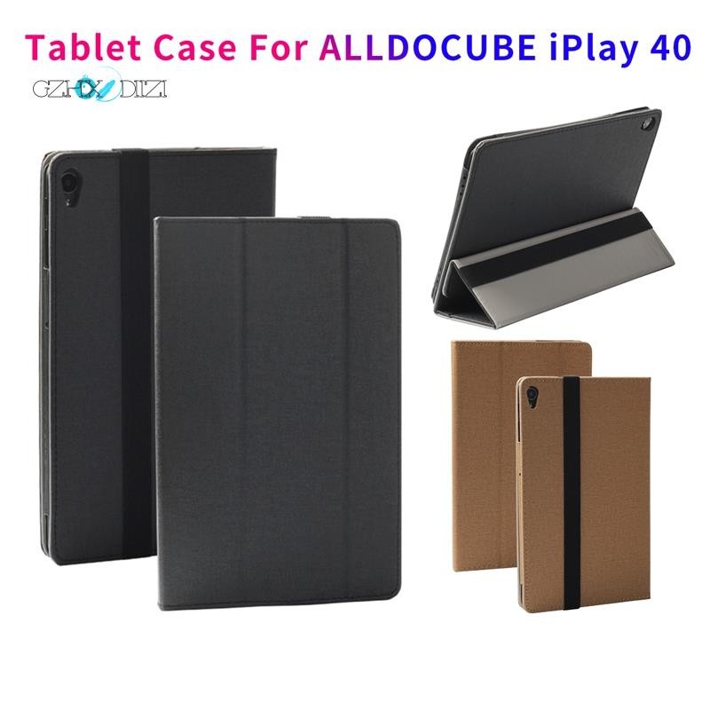 Gzhxdiizi เคสแท็บเล็ตสําหรับ ALLDOCUBE IPlay40 แท็บเล็ต 10.4 นิ้วซองหนัง PU Flip Case Cover สําหรับ 