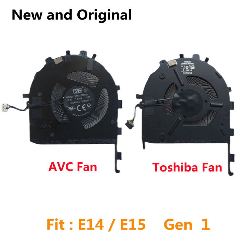Cooling พัดลมใหม่สําหรับ Lenovo Thinkpad E14 / E15 Gen 1 แล็ปท็อป 5H40S72906 5H40S72907 5H40S72908 5