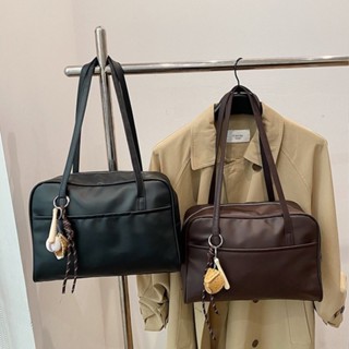 shiny girl: กระเป๋าสะพายไหล่ความจุขนาดใหญ่สไตล์เกาหลีผู้หใหม…