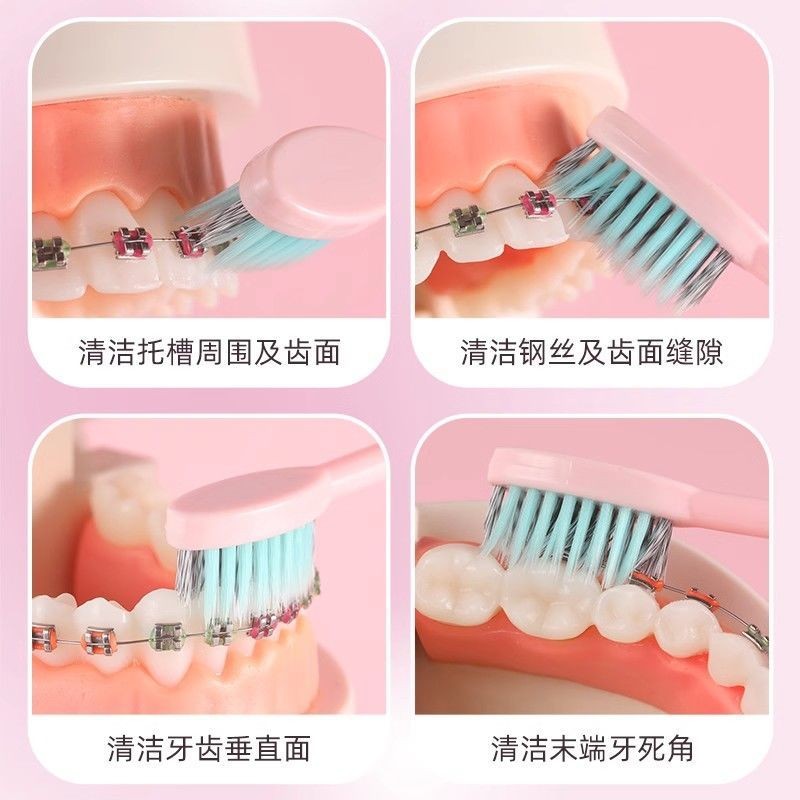 แปรงสีฟันพับ/แปรงสีฟันพกพา/ที่เก็บแบบบูรณาการ/สามารถใส่ยาสีฟัน/ขนแปรงนุ่ม/อุปกรณ์การเดินทาง/จําเป็นสําหรับการเดินทางเพื่อธุรกิจ 折叠刷牙 56 - รูปที่ 5