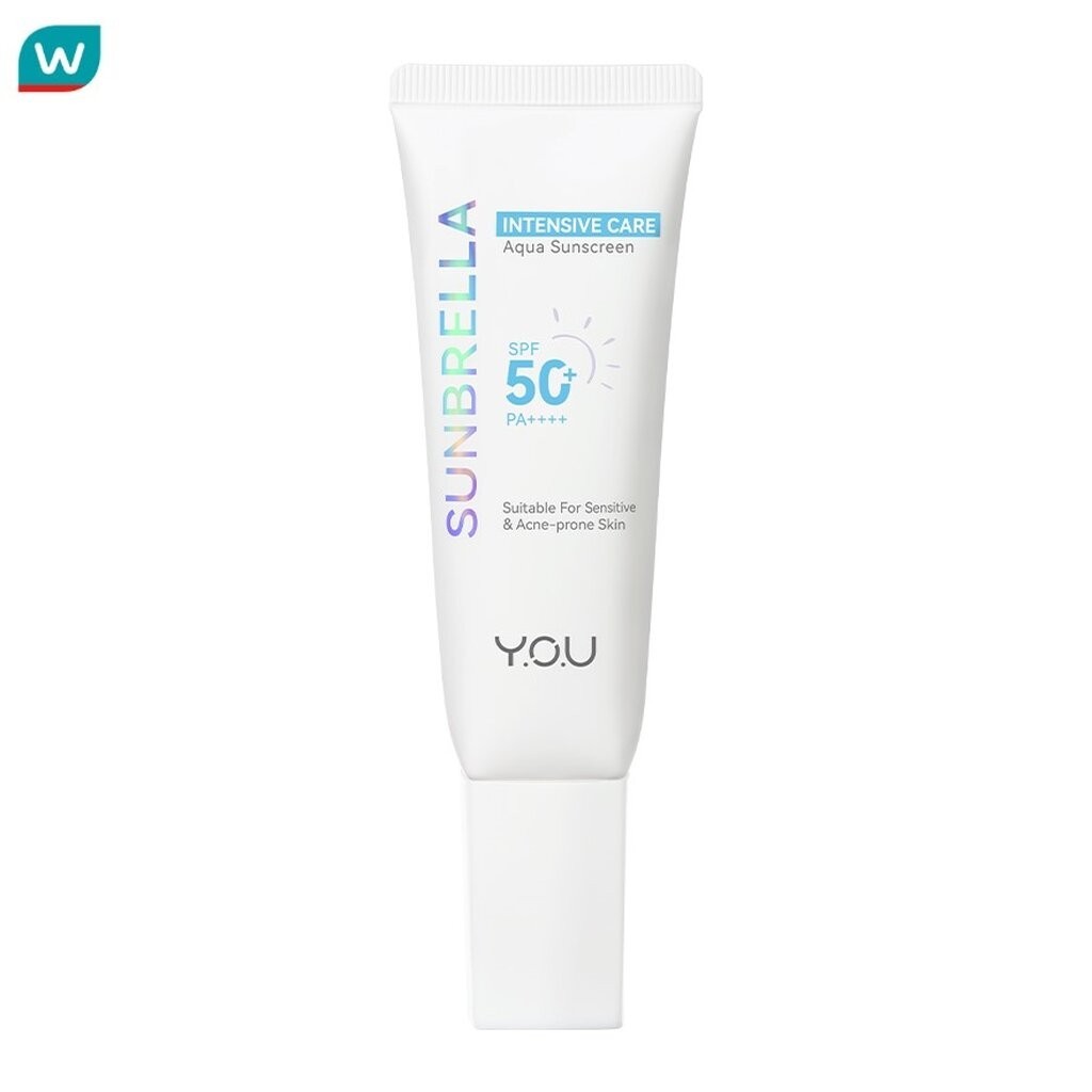 Y.O.U วาย.โอ.ยู ซันเบรลล่า อินเทนซีฟ แคร์ อะควา ซันสกรีน SPF50+ PA++++ 40มล.