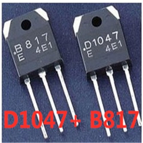 ทรานซิสเตอร์ขยายเสียง TO-3P d1047 B817 (5x2sd1047 5x 2sb817) รับประกันคุณภาพ 10 ชิ้น