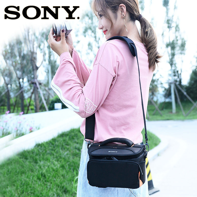 กระเป๋าใส่กล้องมิเรอร์เลส สําหรับ Sony A9II A7R4 A7M3 ZVE10 A6700 A6400 A6300 A6100
