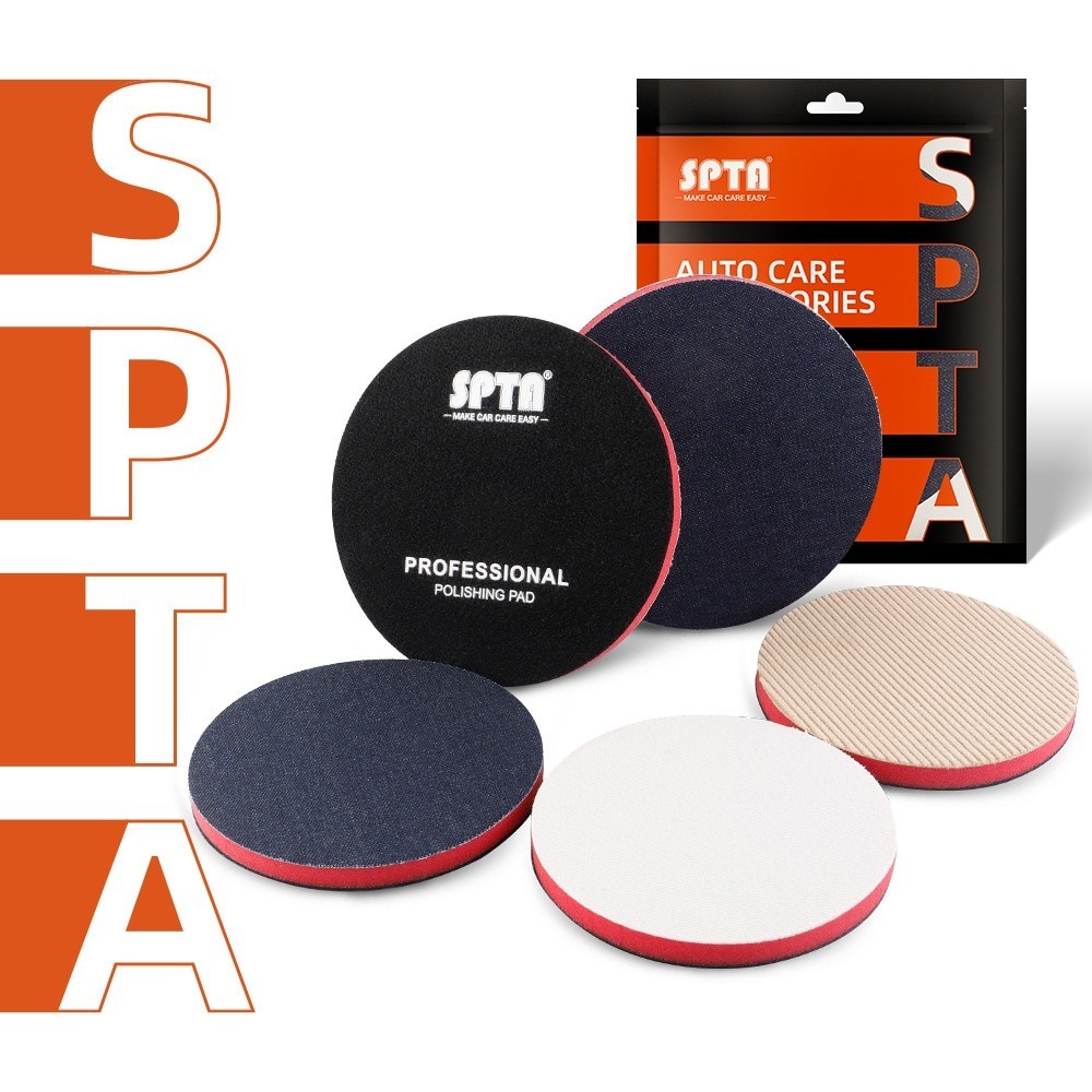 แผ่นขัดเดนิมใบขัดลบรอยผิวส้ม ใบขัดผ้ายีนต์ SPTA ขัดผิวส้มรถยนต์ 5นิ้ว แผ่นขัดใบยีนต์ ใบขัด เดนิมปรับลดผิวส้ม