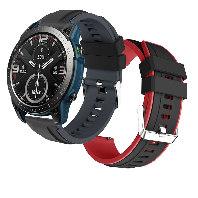 สายนาฬิกาข้อมือซิลิโคน แบบนิ่ม สําหรับ Zeblaze Ares 3 Pro Smart Watch