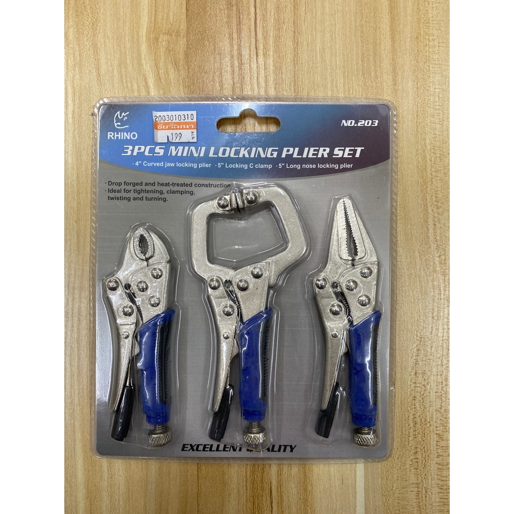 คีม คีมล็อก mini locking plier set #Rhino.203