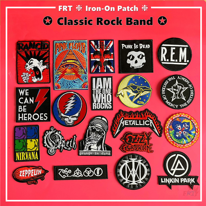 ☸ Classic Rock Band Logo Series 01 - เราสามารถฮีโร่ได้ Iron-on Patch ☸ 1 ชิ้น DIY เย็บบนเหล็กบนป้ายแพทช์