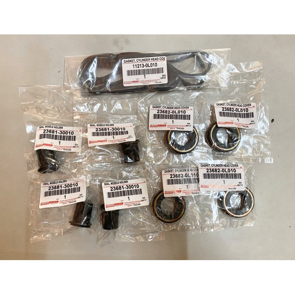 ชุดยางฝาวาล์ว โตโยต้า วีโก้ 1KD 2KD D4D แท้