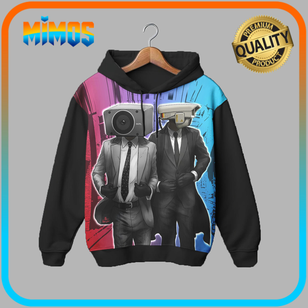 Skibidi Toilet 3D Kids Hoodie Skibidi Toilet 3D Game Childrens Clothing Game 100808_จา - มิมอส