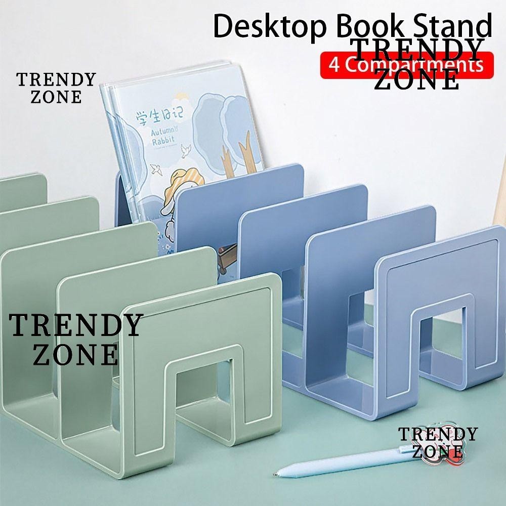 Trendyzone ชั้นวางหนังสืออะคริลิค 4 ช่อง 1 ชิ้น