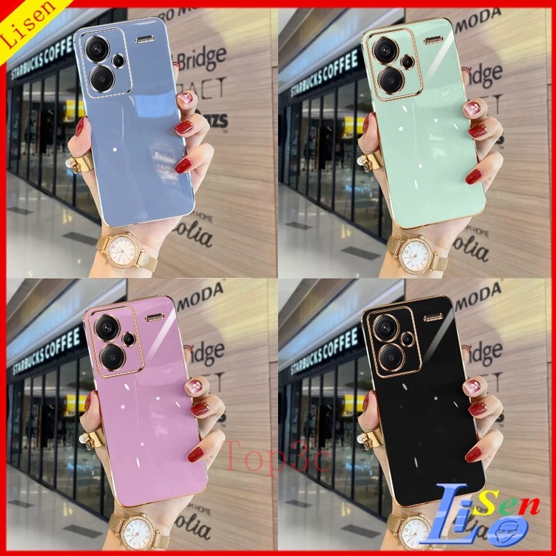 เคส Redmi Note 13 Pro Plus 5G Note13 Pro 5G Note12 5G Note 13 เคสโทรศัพท์มือถือ สีพื้น เรียบง่าย สําหรับ ZB