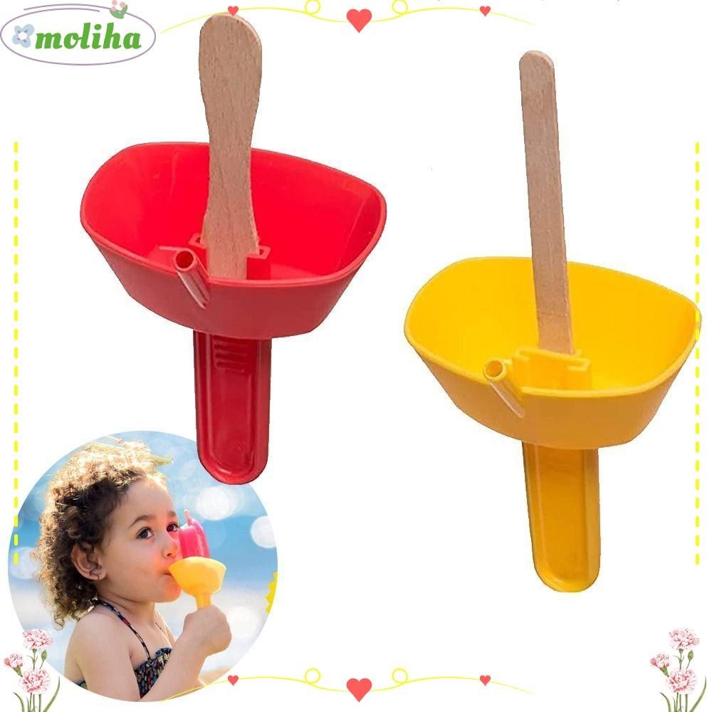 Moliha ที่วางไอติม กันหยด น้ําหนักเบา กันไหล