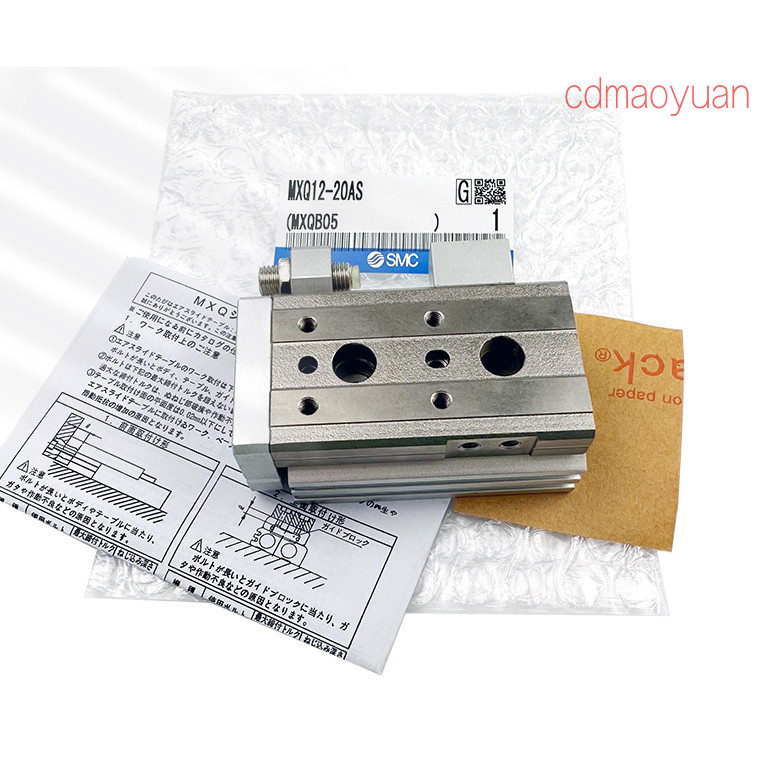 SMC ตารางเลื่อนกระบอก MXQ6/MXQ8/MXQ12/MXQ16/MXQ20/MXQ25-10-20-30-40-50-75