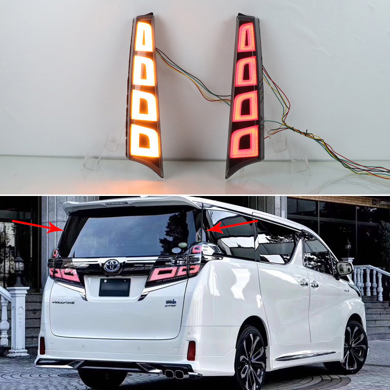 ไฟเลี้ยว ไฟตัดหมอก LED ติดกันชนหลังรถยนต์ สําหรับ Toyota Vellfire 2019-2023