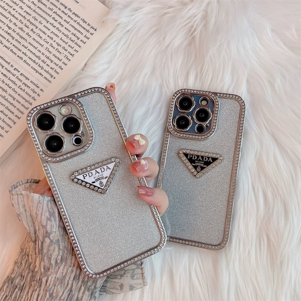 เคสโทรศัพท์มือถือ ประดับพลอยเทียม แฟชั่น สําหรับ iPhone15 14 13 12 11 PRO MAX XS XR XS MAX