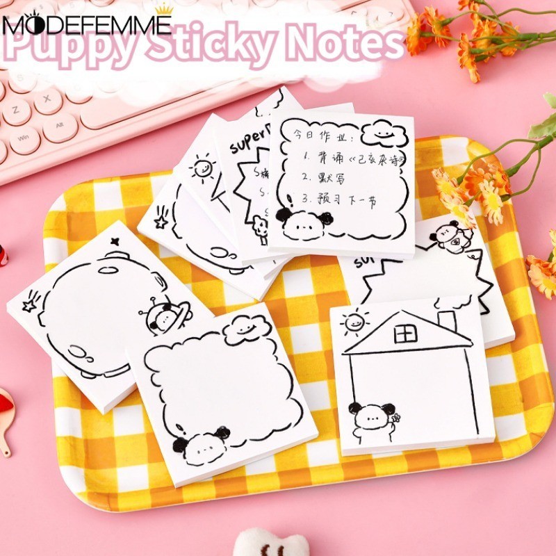 [ Featured ] กระดาษโน้ต ลายการ์ตูนสัตว์น่ารัก มีกาวในตัว ขนาดเล็ก สําหรับนักเรียน สํานักงาน โรงเรียน