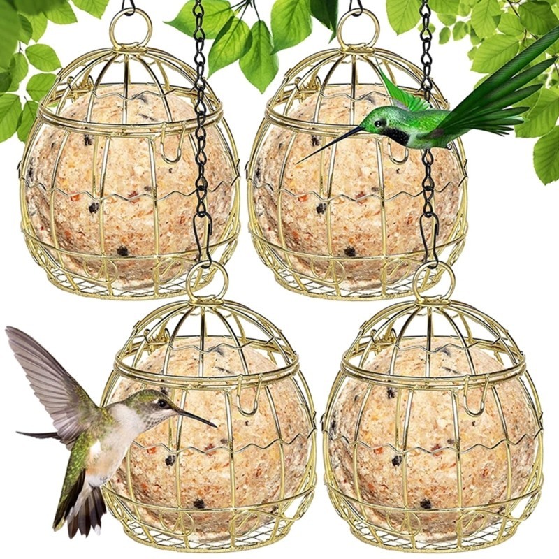 TREA Squirrel BIRD Feeder FatBall Holder Backyard Bird Feeder Feeding Supply