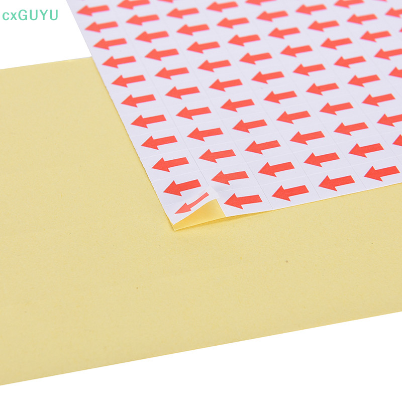 cxGUYU สติกเกอร์ลูกศร สีแดง 10x12 มม. สําหรับทําซ้ํา PRTA รูปที่ 5