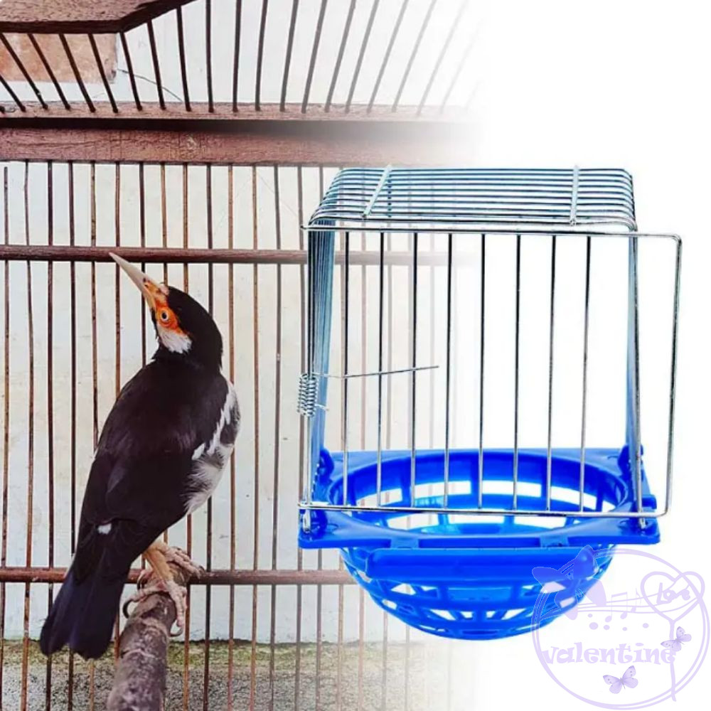 กล่องเพาะพันธุ์นกแก้ว แบบพลาสติก โลหะกลวง ขนาดเล็ก ถอดออกได้ สําหรับนกขมิ้น นกพิราบ