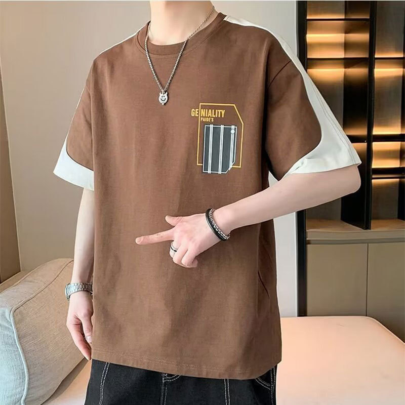 เสื้อยืดแฟชั่น ระดับไฮเอนด์ สําหรับผู้ชาย