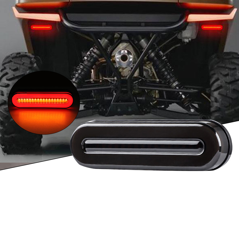 รถจักรยานยนต์ LED วิ่งเบรคหยุดไฟเลี้ยวไฟท้ายบาร์ไหลสําหรับ ATV UTV