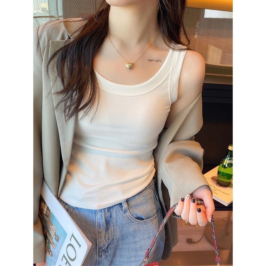 รีวิวดีๆ!!!เสื้อกั๊กสไตล์เกาหลีของผู้หญิงมีหลายสีและขนาด##TB8810