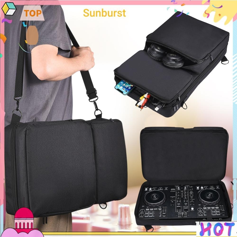 กระเป๋าเคส แบบพกพา อุปกรณ์เสริม สําหรับเครื่องเล่นดีเจ Pioneer DDJ-400 DDJ-FLX4 [Sunburst11.th]