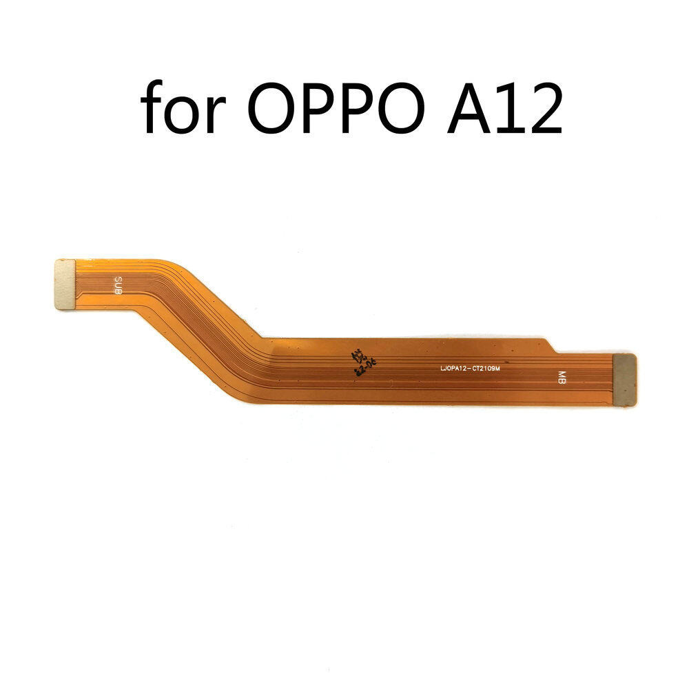 เมนบอร์ดเมนบอร์ดหน้าจอ LCD เชื่อมต่อสายเคเบิลอ่อน แบบเปลี่ยน สําหรับ OPPO A12