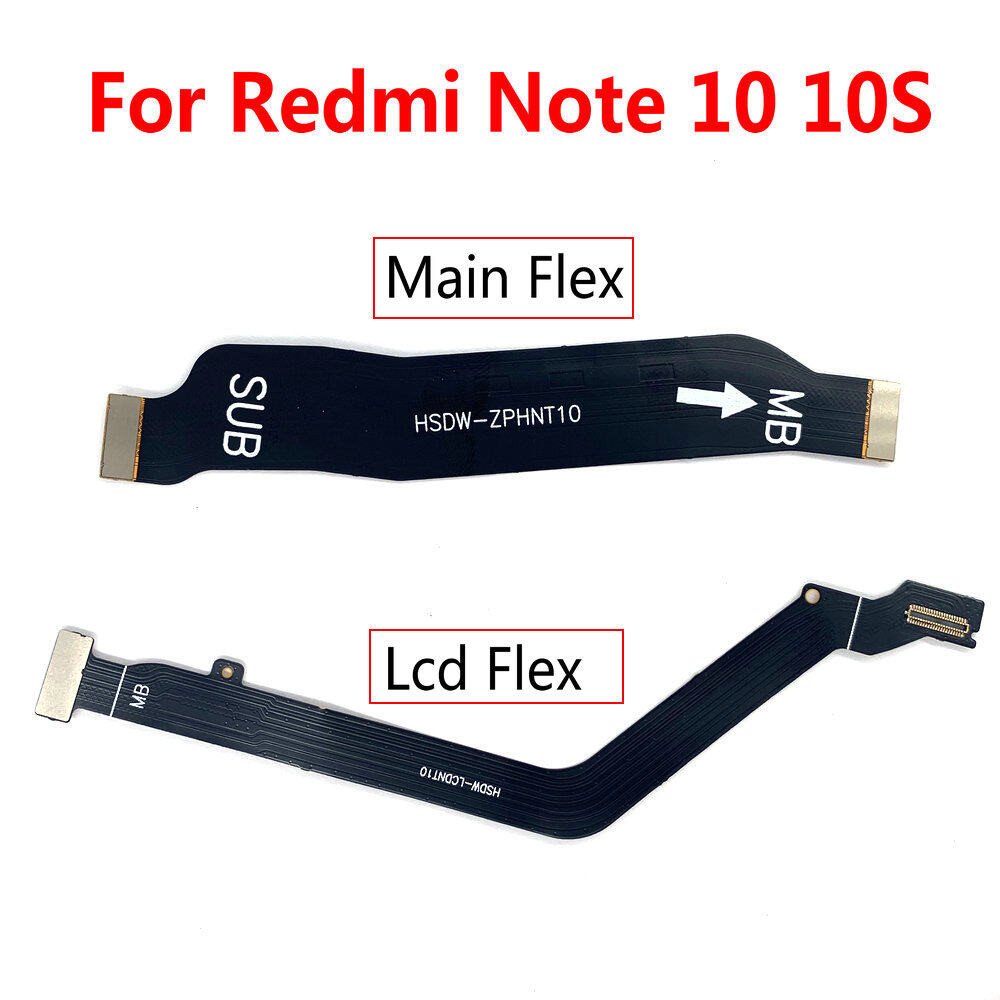บอร์ดเชื่อมต่อ USB หน้าจอ LCD สายเคเบิลอ่อน สําหรับ Xiaomi Redmi Note 10 10S 10T Pro 4G 5G