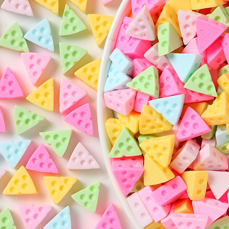 แผ่นกาวเรซิ่น แฮนด์เมด คละสี สําหรับทําผมชีส diy