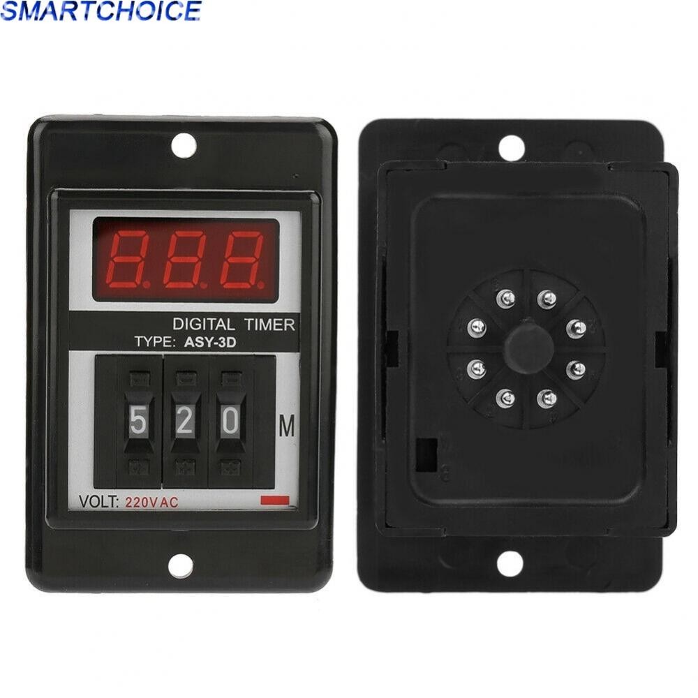 Reliable ASY 3D AC 220V Power on Delay Timer Time Relay Waterproof and Dustproof
