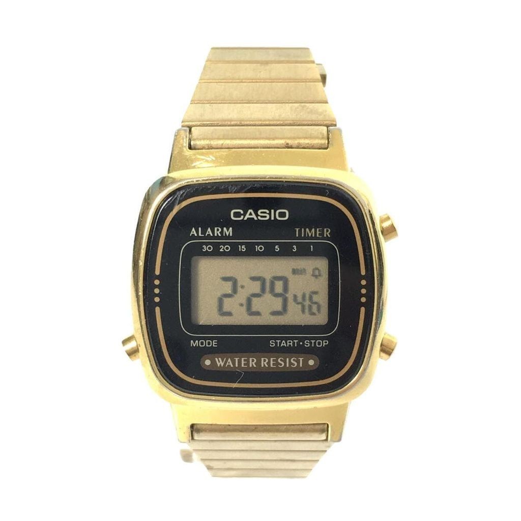 Casio Si A O I Wrist Watch gold Women Direct from Japan Secondhand