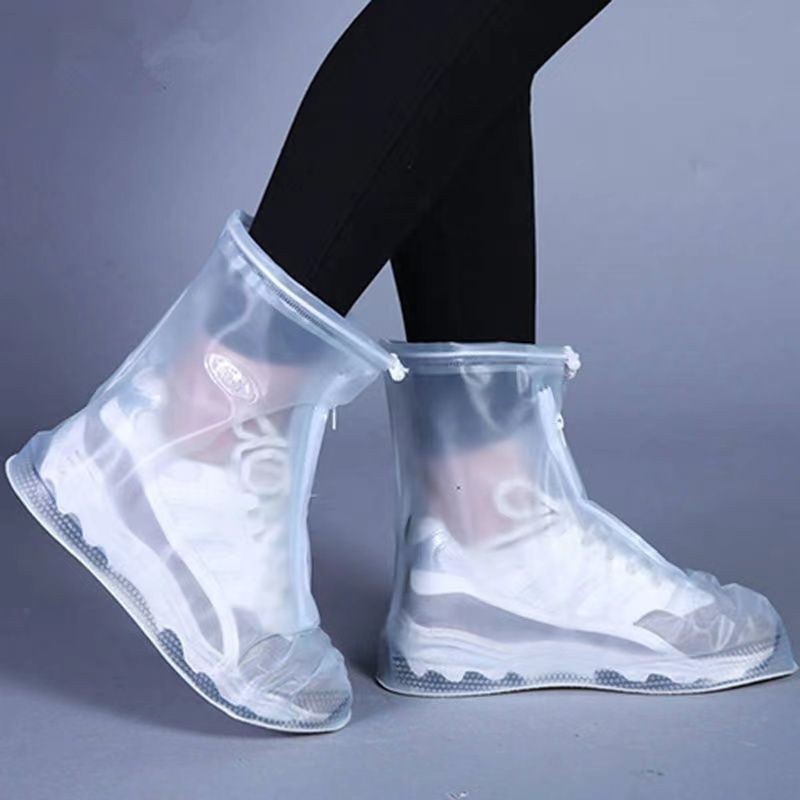In stock and fast delivery#Booties Wear-Resistant and Rain-Proof Shoe Cover Zipper Rainy Day Waterproof Shoe Cover Men's and Women's Non-Slip Rain Shoe Cover Rain Boots Gaiters Raincoat3.18LNN