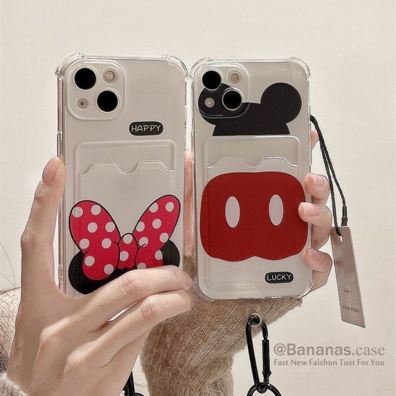 Iphone 15 14 13 12 11 Pro Max X XR XS Max X XR XS Max 7 8 Plus เคสโทรศัพท์ น่ารัก หน้ายิ้ม การ์ด + เชือกเส้นเล็ก เคสนิ่ม