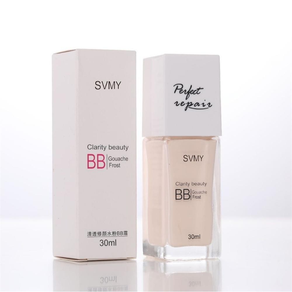 4 สีเสริม SVMY Liquid Foundation แต่งหน้าแบบมืออาชีพพร้อมรองพื้นชนิดน้ำปกปิดสูงและรู