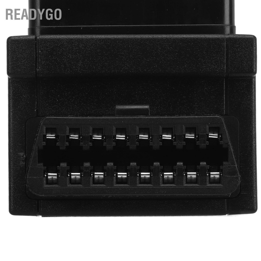ReadyGo OBD2 อะแดปเตอร์ 16 พินชาย 2 หญิง Plug and Play Splitter Connector สำหรับ Diagnostic Extender