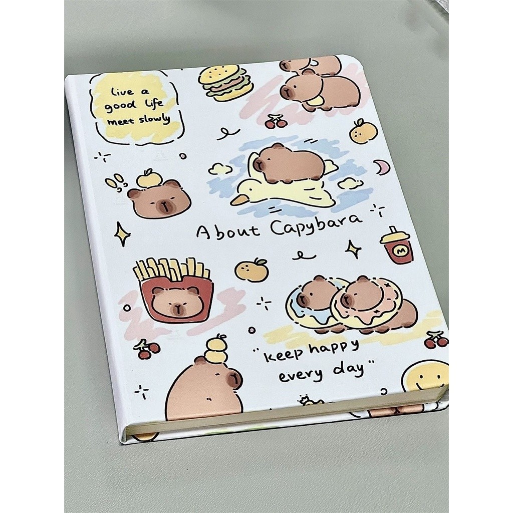 สมุดโน๊ตลาย Kapibala/ไดอารีA5【15*21CM】 /สมุดมีเส้น/ 50 หน้า