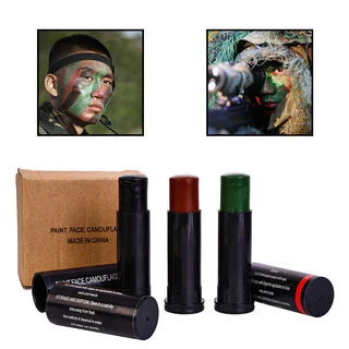 ร้านคนไทย! สีพรางหน้าทหาร 3แท่ง3สี ตำรวจ วู้ดแลนด์ ปลอดภัยสำหรับเด็กและผู้ใหญ่ เหมาะกับกิจกรรมกลางแจ้ง