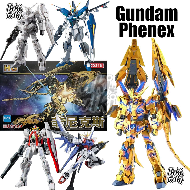 โมเดลฟิกเกอร์ 03 Phenex Gundam Unicorn 00 Shia QanT Aerial Permet Score 6 SEED ASTRAY Aerial Gundam 