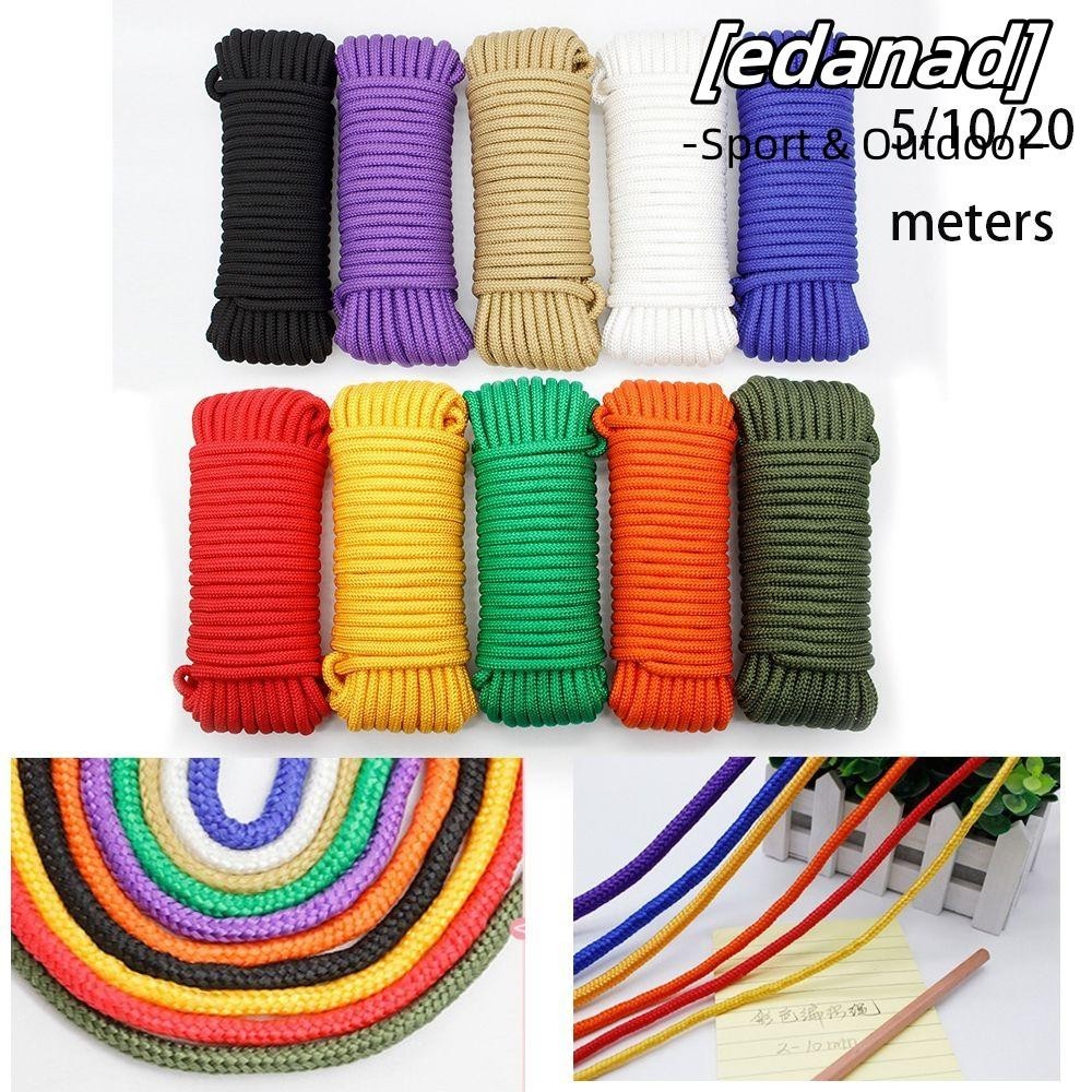 Edanad เชือกพาราคอร์ด เส้นผ่าศูนย์กลาง 3 มม. 5 10 20 เมตร 550 10 สี สําหรับเต็นท์ กลางแจ้ง