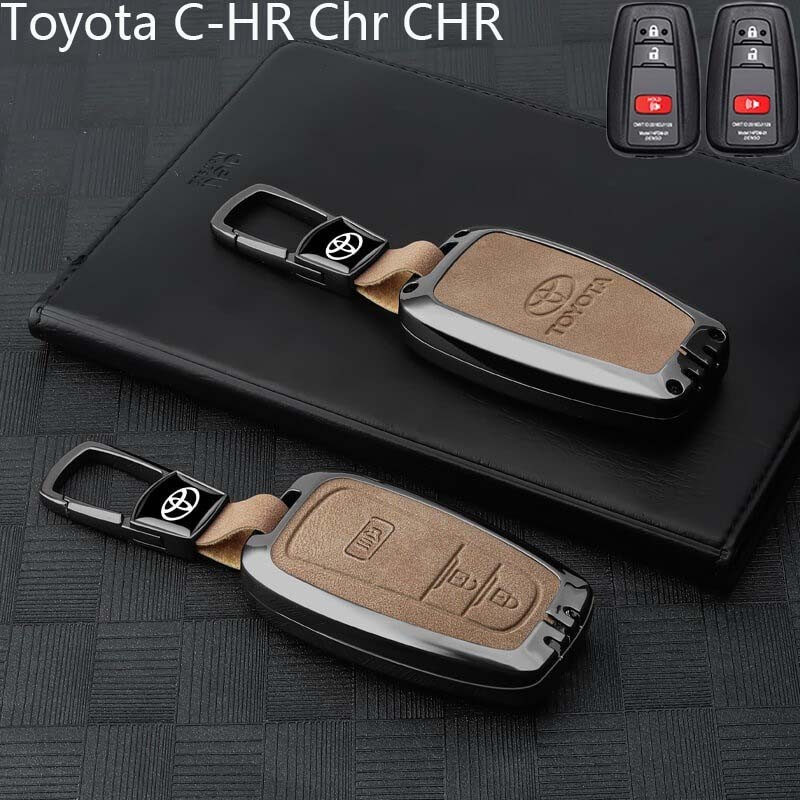 เคสกุญแจรีโมทรถยนต์ โลหะผสมสังกะสี สําหรับ Toyota CHR C-HR Toyota CHR Cross Camry