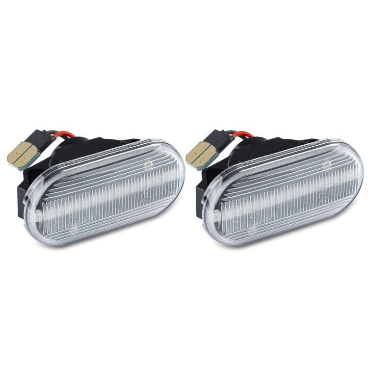 หลอดไฟเลี้ยวไดนามิก LED สําหรับ Nissan 350Z Z33 Navara D40 Pickup Cube Z11 Pathfinder R51 Qashqai J10 Note E11 2 ชิ้น