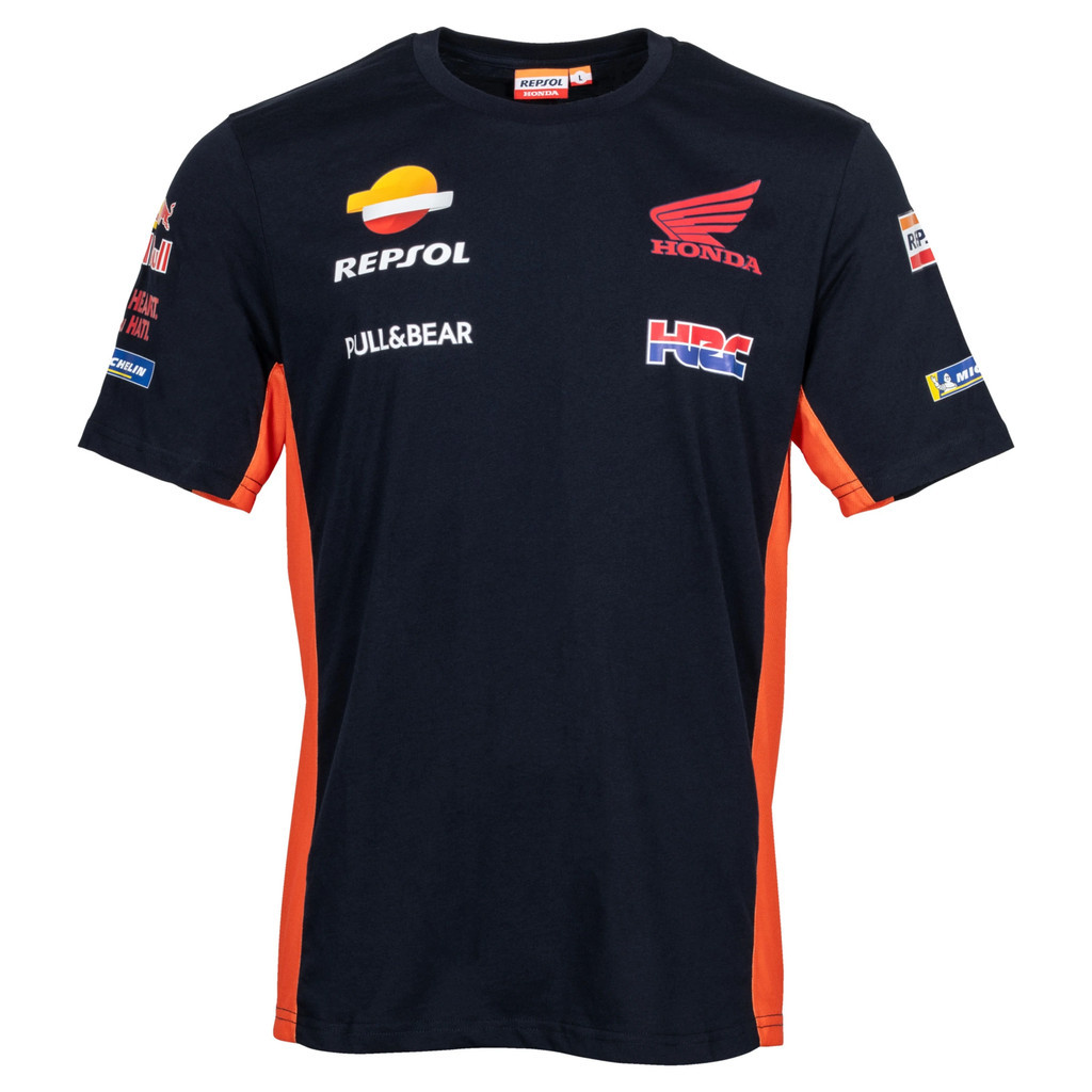 ใหม่ เสื้อยืดพิเศษ HONDA REPLICA TEAM LOUIS 2024 เสื้อยืดแขนสั้น พิมพ์ลายโลโก้ Honda เหมาะกับใส่กลางแจ้ง แฟชั่นสําหรับผู้ชาย และผู้หญิง